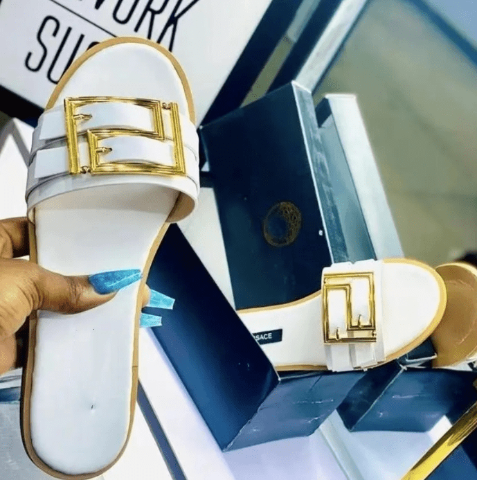 36 / 3 summer spring sandals high quality printed chic shoes wholesale price 2022 new fashion slip on slides flat with slippers