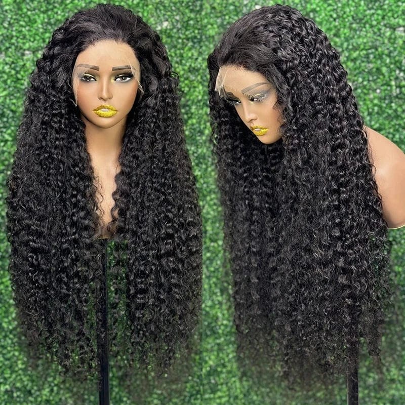 36 Inches / Italian wave 36'' Wholesale vendor glueless 13x4 HD lace frontal human hair cuticle virgin raw Vietnamese wigs human hair lace front for women