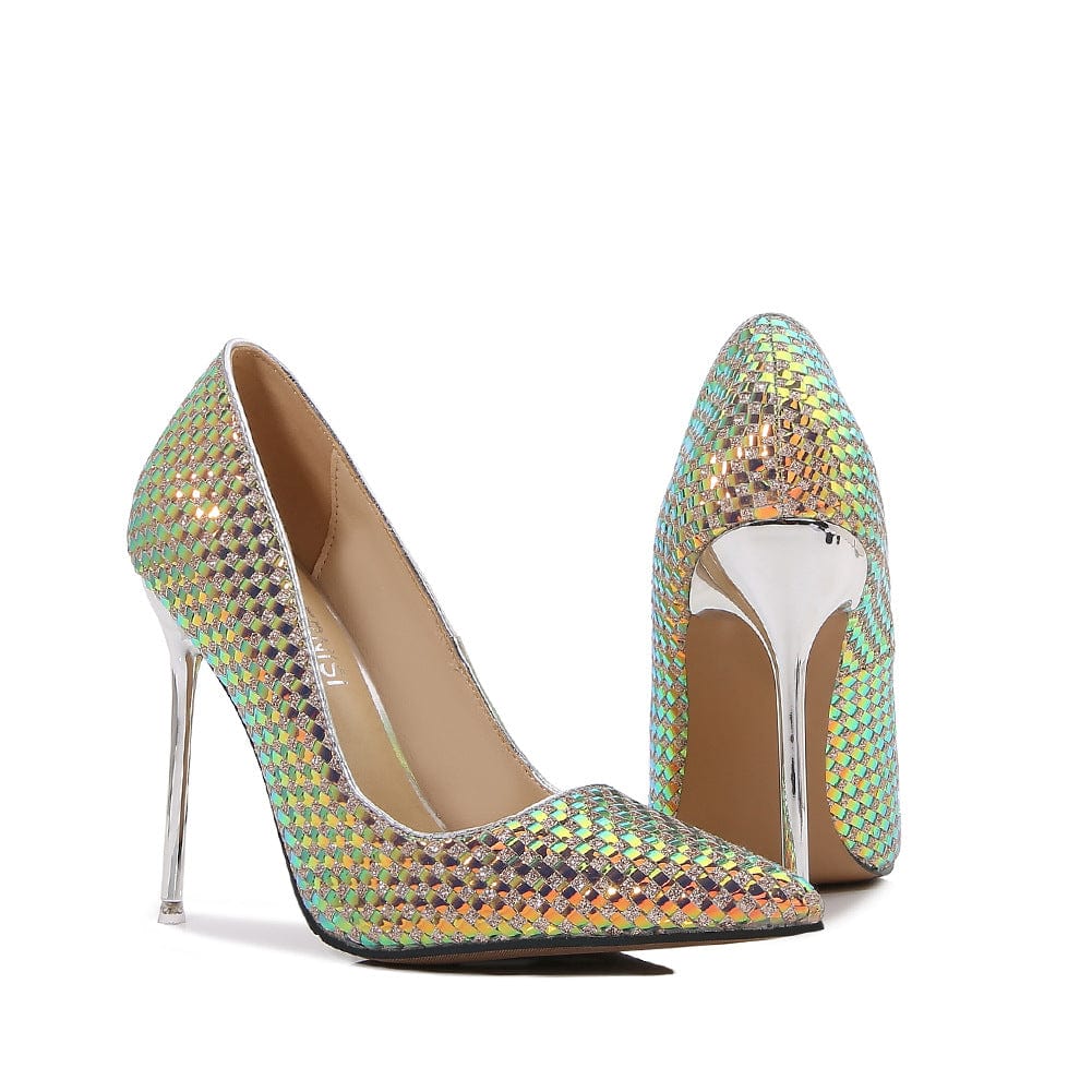 37 / gold sh11363a Sexy Pointed Toe Women Pumps 2023 Lady Wedding Party Shoes PU Leather Quality High Heels Drop Shipping