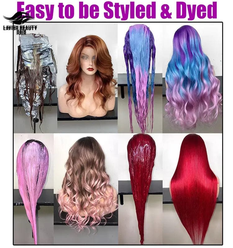 38 Inches / Color Lavishbeauty RTS Full lace wigs virgin hair