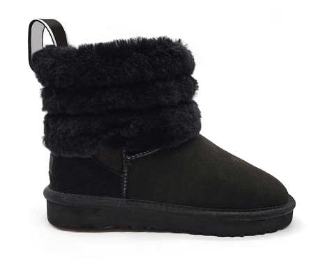 4 / JM-8 High quality winter must have women men kids size support make logo sheepskin wool on the boot shoes