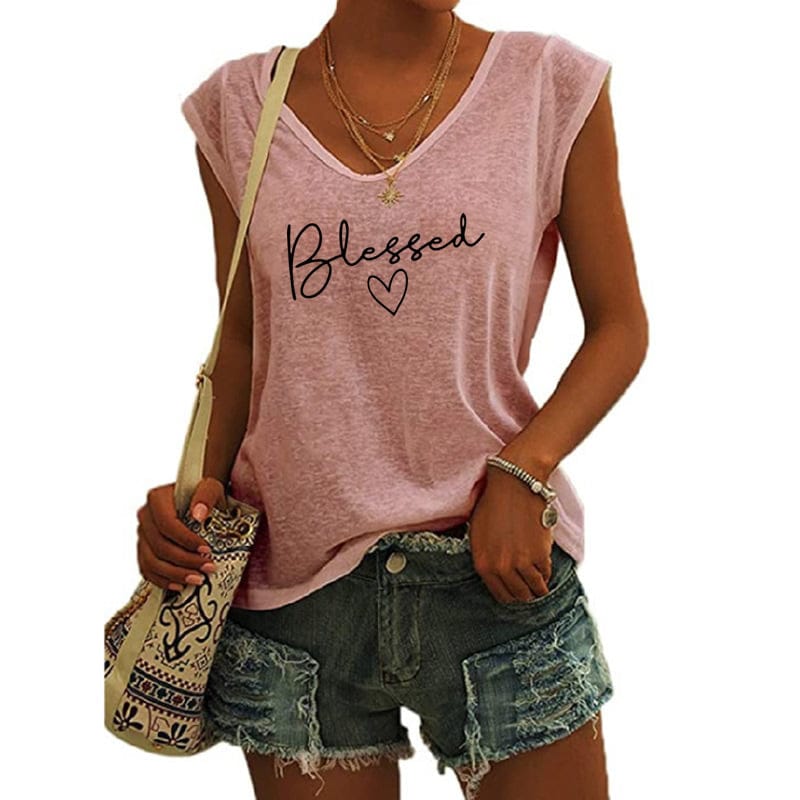 4 XL / Pink faith Blessed shirts for women drop t-shirts american clothing tshirts with tshirt custom logo printed y2k cotton shirt