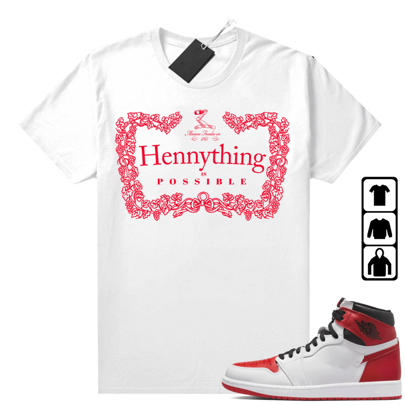 4 XL / Z022004 White Wholesale Heritage 1s Unisex Tees Sneaker Match Shirts Hennything Print Men Streetwear 100% Cotton Graphic T Shirts For Men