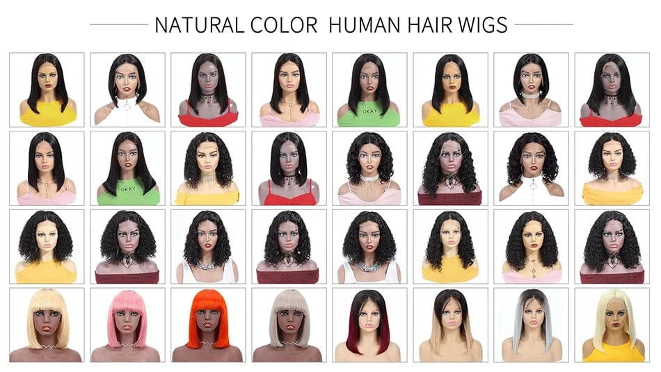 40 Inches / wigs 01 Cheap Afro Kinky Curly Short Bob Wig Human Hair Lace Front HD Full Lace Frontal Wig Free Sample Peruvian Bob Wig For Black Women