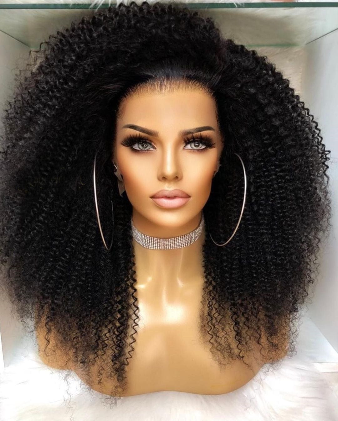 400% High Density Burmese Curly Virgin Unprocessed Full Cuticle Aligned Human Hair HD Lace Frontal Closure Wigs
