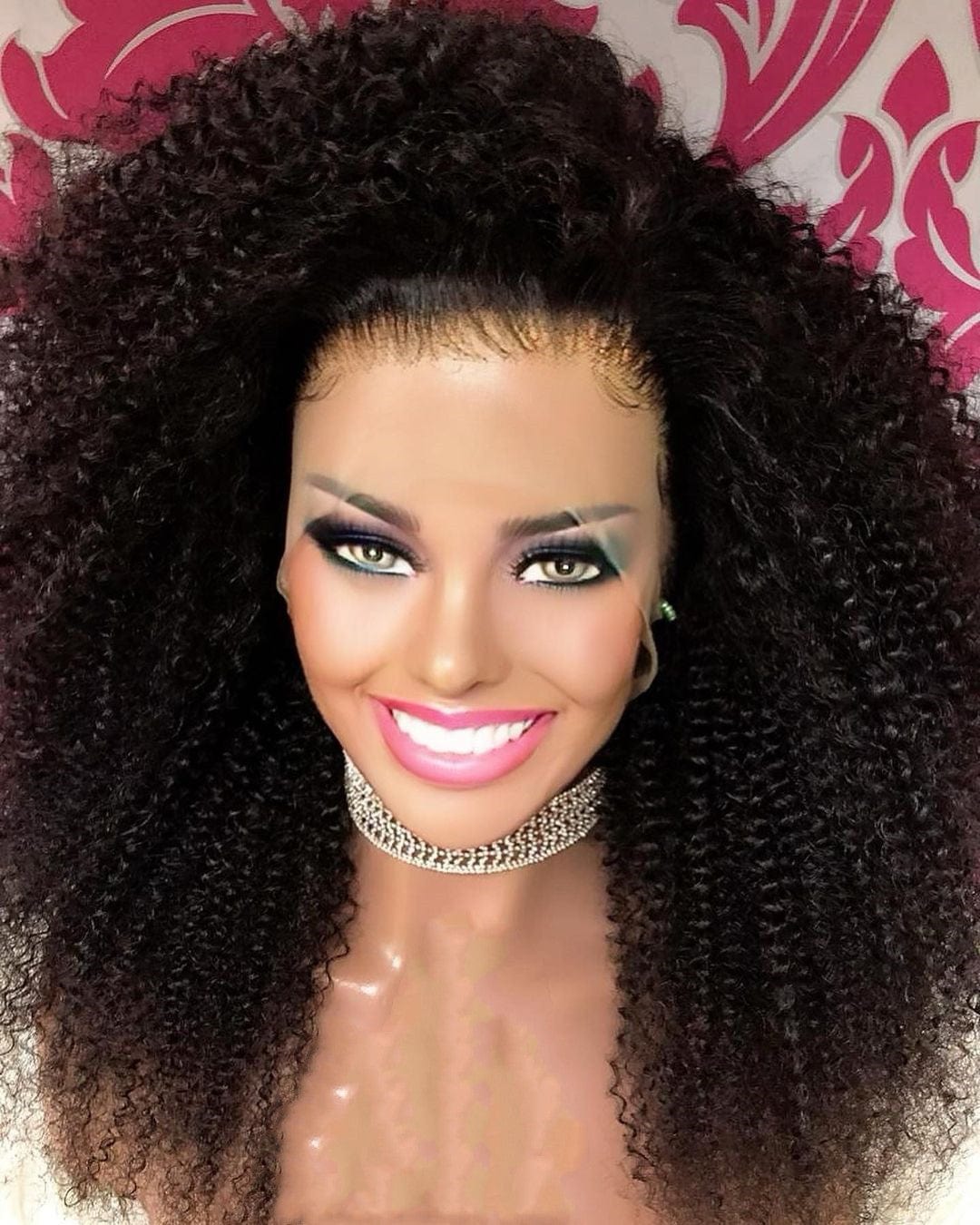 400% High Density Burmese Curly Virgin Unprocessed Full Cuticle Aligned Human Hair HD Lace Frontal Closure Wigs