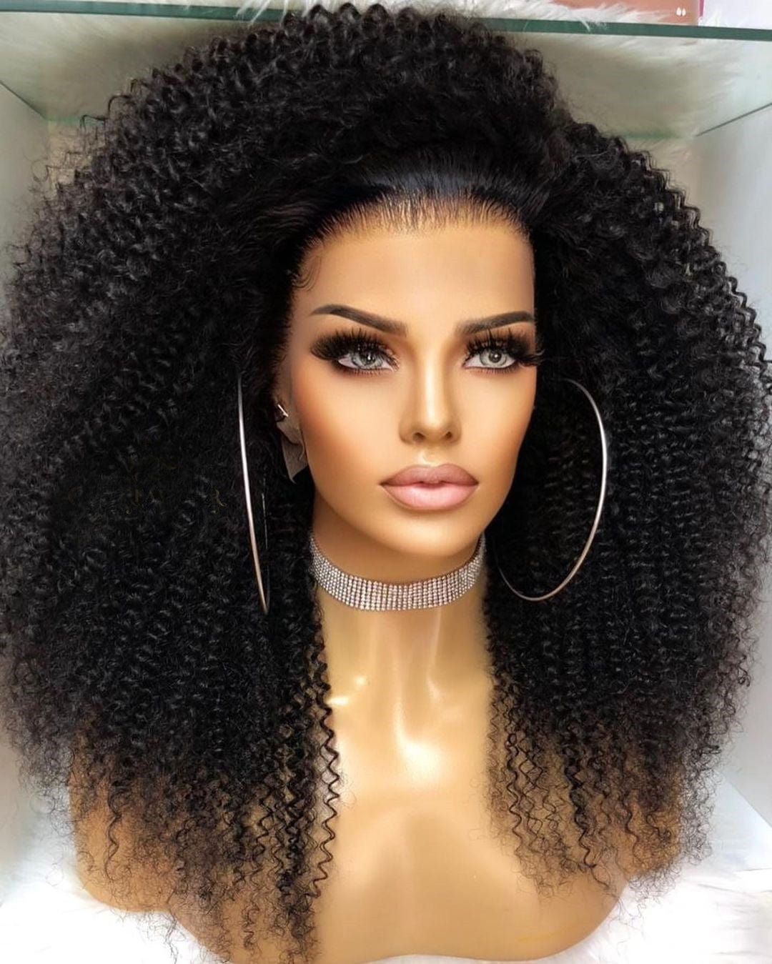 400% High Density Burmese Curly Virgin Unprocessed Full Cuticle Aligned Human Hair HD Lace Frontal Closure Wigs