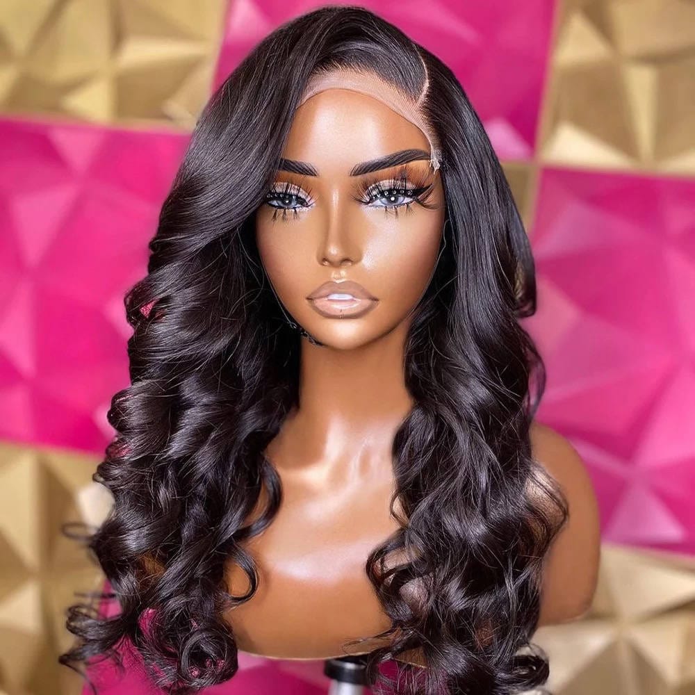 400% High Density Burmese Curly Virgin Unprocessed Full Cuticle Aligned Human Hair HD Lace Frontal Closure Wigs