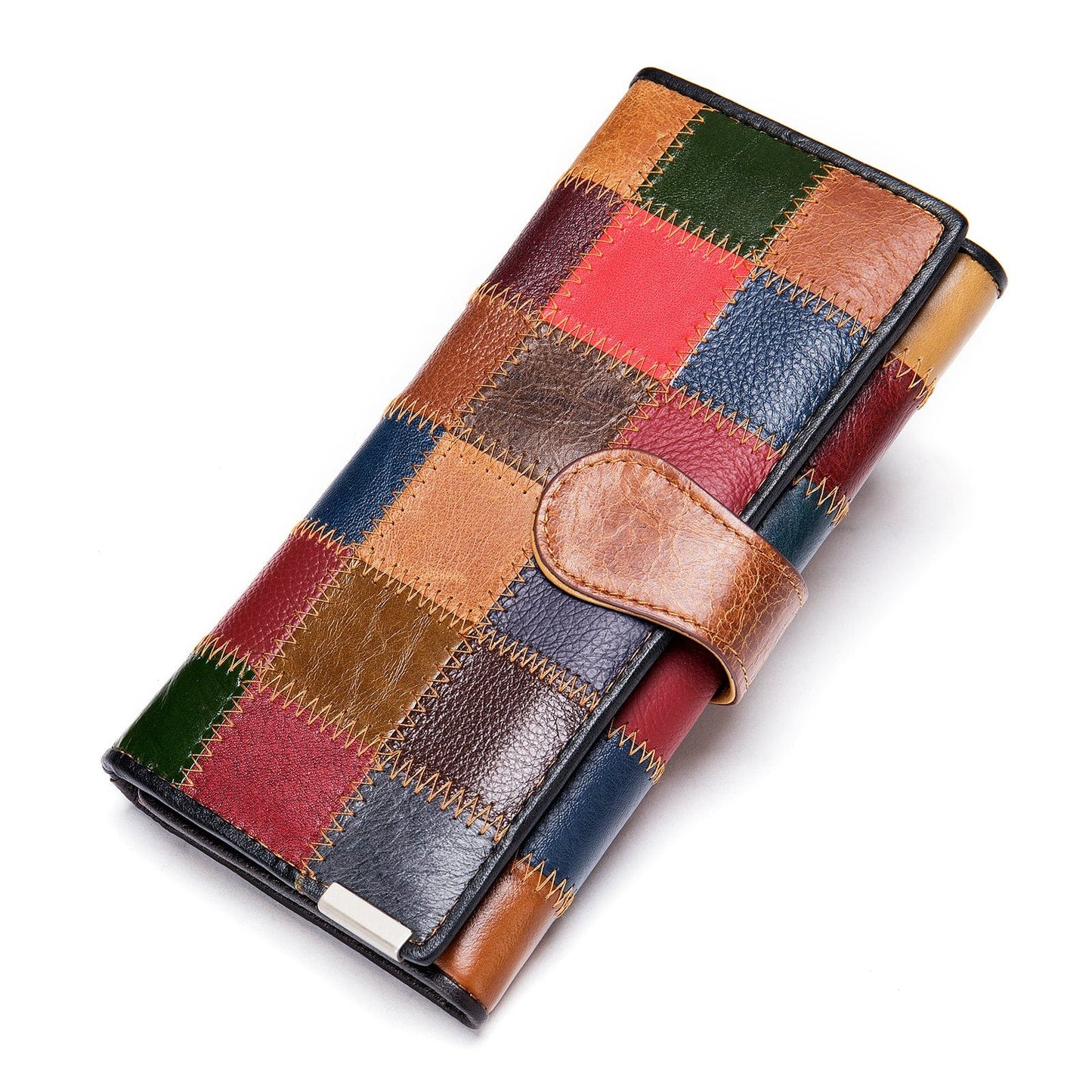 4202-oil-FX WESTAL 4203 Women's Clutch Wallet with Long Zipper Boho Purses Coins and Cards Hasp Coin Wallet Designer Women Ladies Wallet