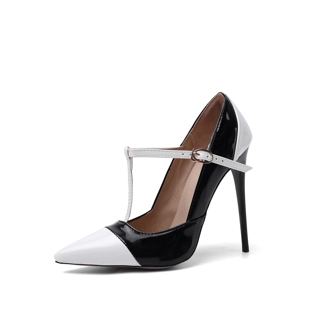 43 / 2 TX New spring new pointed toe high heels stiletto leather red wedding sandals women