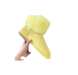 5 / JM-4 High quality winter must have women men kids size support make logo sheepskin wool on the boot shoes