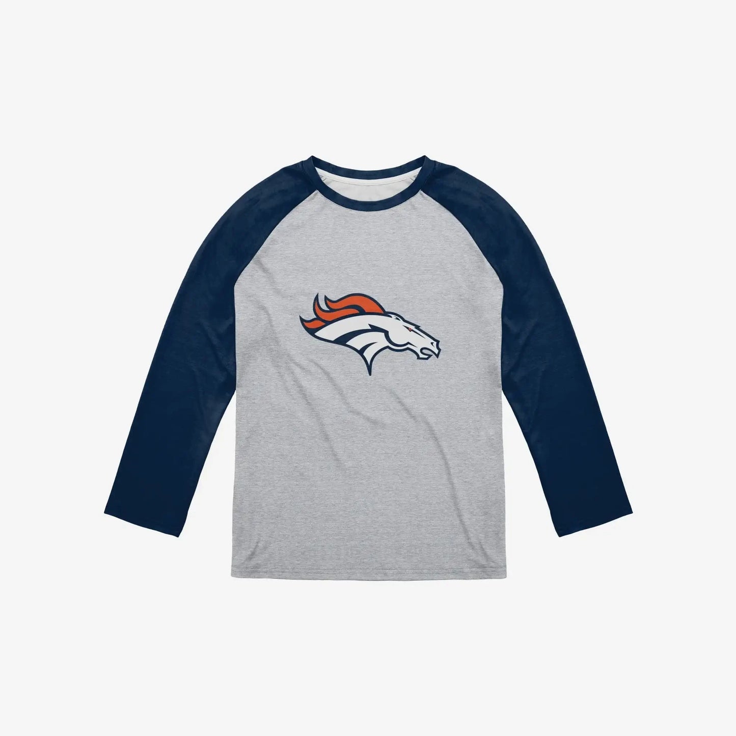 5 XL / broncos high quality custom polyester nfl unisex shirt loose design plus size girl's t shirt o neck women long sleeve casual t shirt