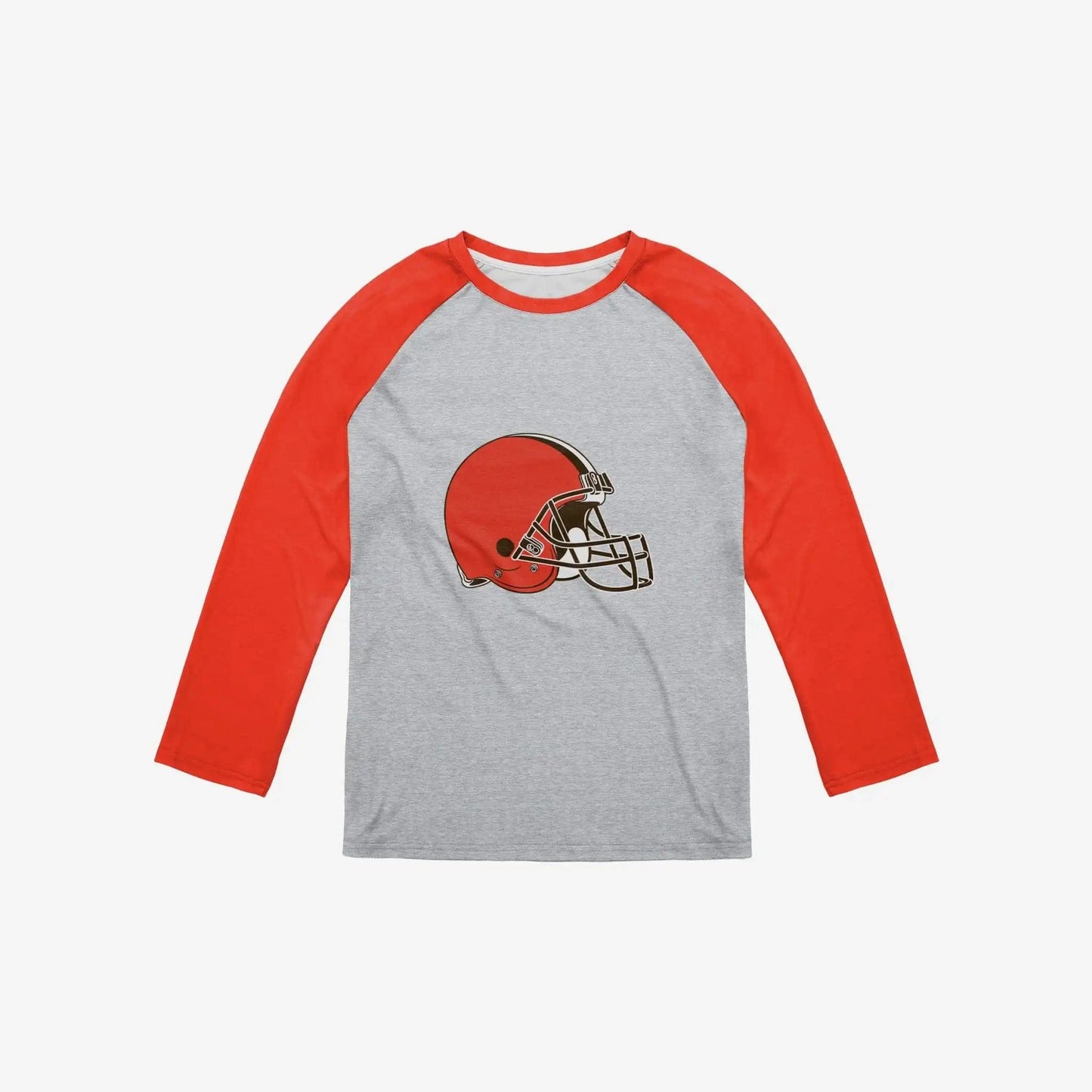 5 XL / Browns high quality custom polyester nfl unisex shirt loose design plus size girl's t shirt o neck women long sleeve casual t shirt