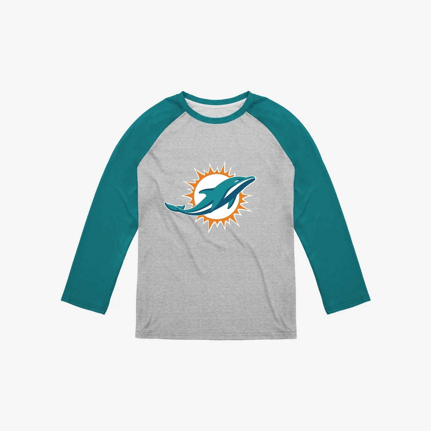 5 XL / dolphines high quality custom polyester nfl unisex shirt loose design plus size girl's t shirt o neck women long sleeve casual t shirt