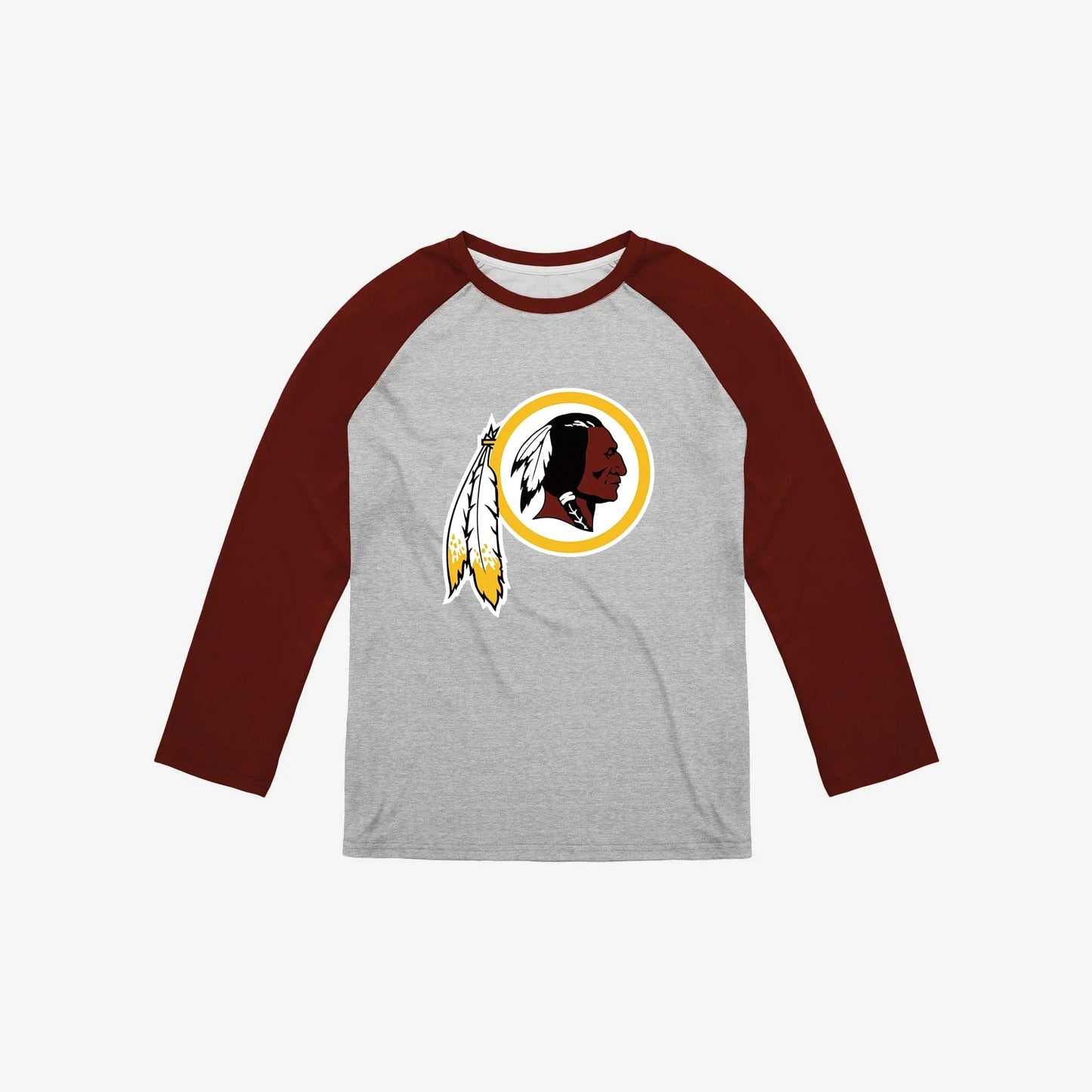 5 XL / Redskins high quality custom polyester nfl unisex shirt loose design plus size girl's t shirt o neck women long sleeve casual t shirt
