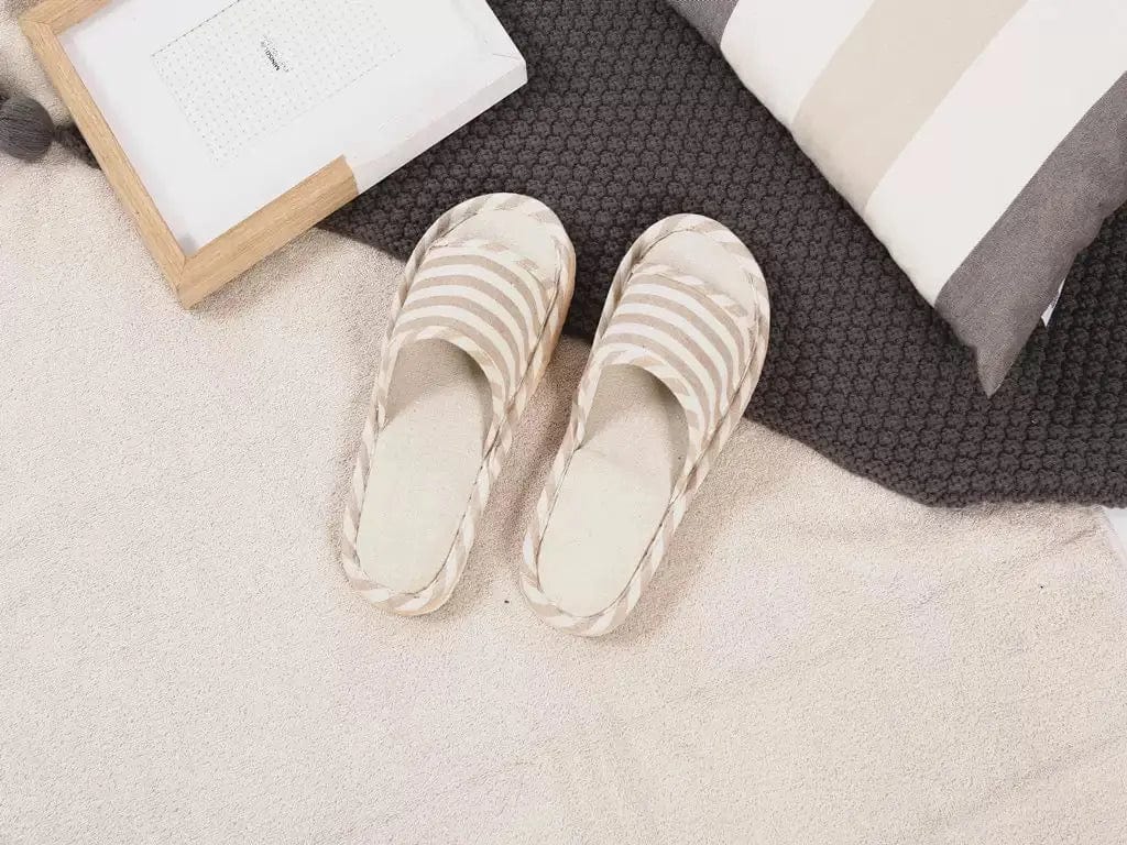 6-7.5 / Beige(women) 2022 New Design Amazon Autumn Winter Custom women open toe chinese bedroom slippers for woman and ladies
