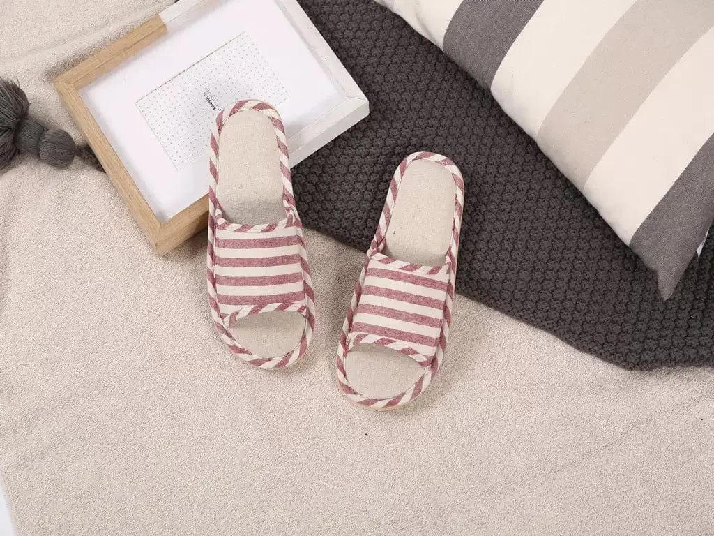 6-7.5 / Red(women) 2022 New Design Amazon Autumn Winter Custom women open toe chinese bedroom slippers for woman and ladies