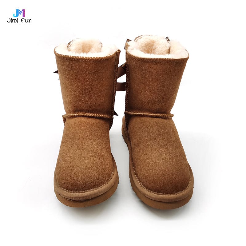 6 / color 9 High quality winter warm women's fur snow boots with affordable price