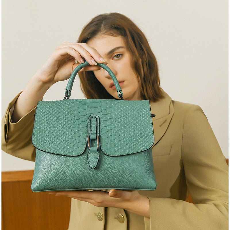 6 Colors Trendy 2022 Luxury Handbags for Women Crocodile Pattern Genuine Leather Ladies Crossbody bags Handbags