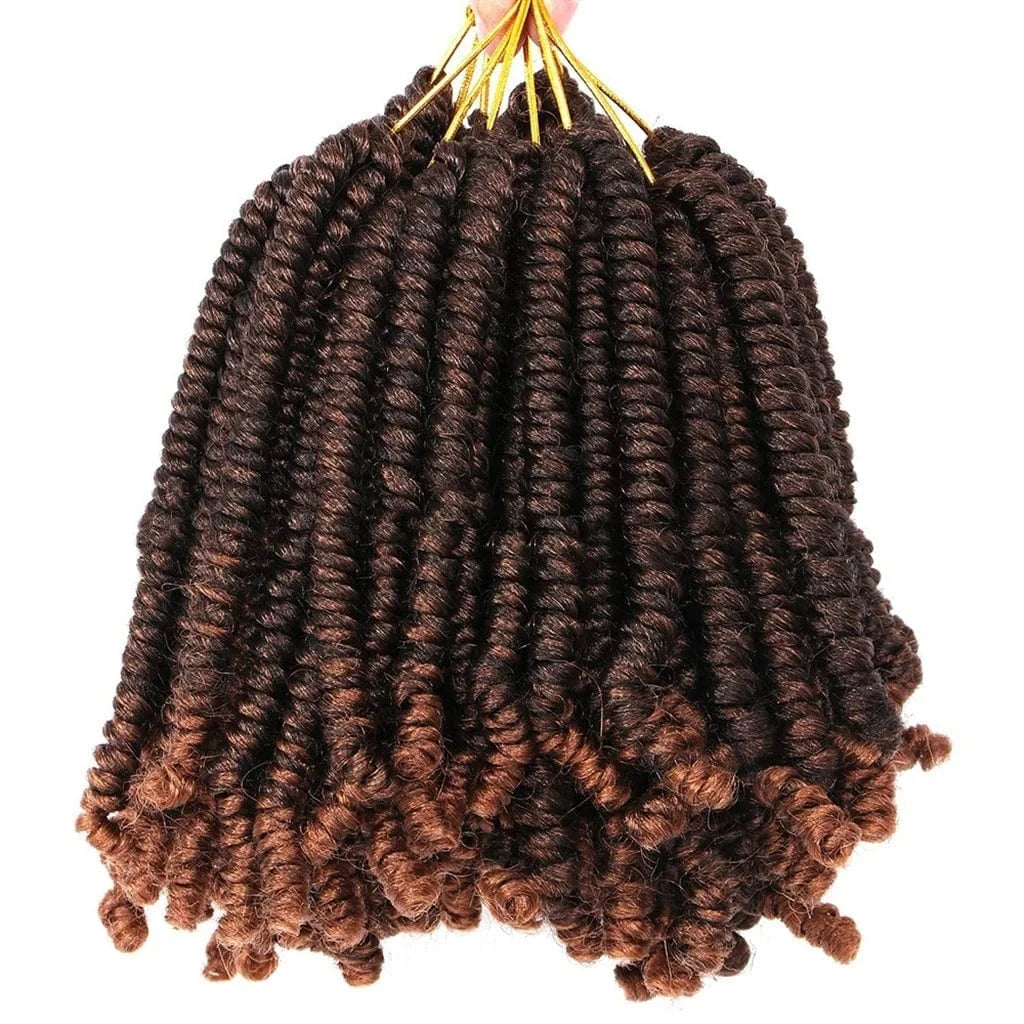 6" Natural Crochet Hair Suppliers Colorful Jerry Curl Expression Crochet Braid Short Hair Dreadlocks Kinky Twist For Baby Girl