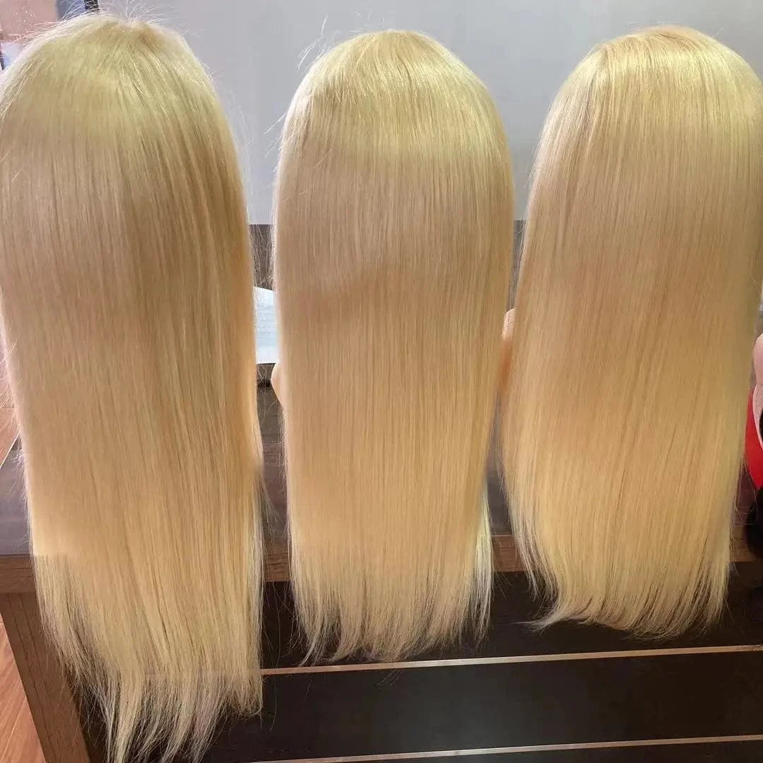613 blonde HD Lace Frontal Wig straight and body wave blonde hair pre plucked HD Lace WIG 613 human hair wig