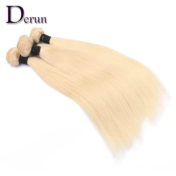 613 Blonde Real Remy Cuticle Aligned Hair Weave Human Hair Extension Virgin Brazilian Hair Bundles