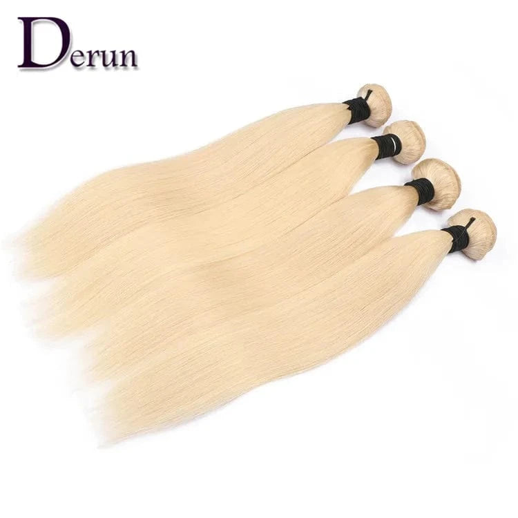 613 Blonde Real Remy Cuticle Aligned Hair Weave Human Hair Extension Virgin Brazilian Hair Bundles