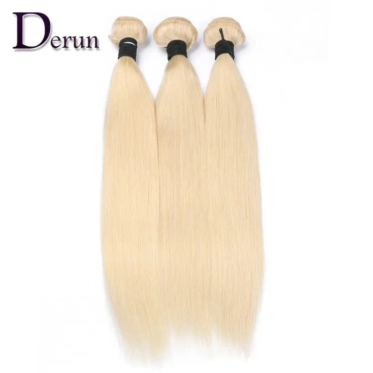 613 Blonde Real Remy Cuticle Aligned Hair Weave Human Hair Extension Virgin Brazilian Hair Bundles