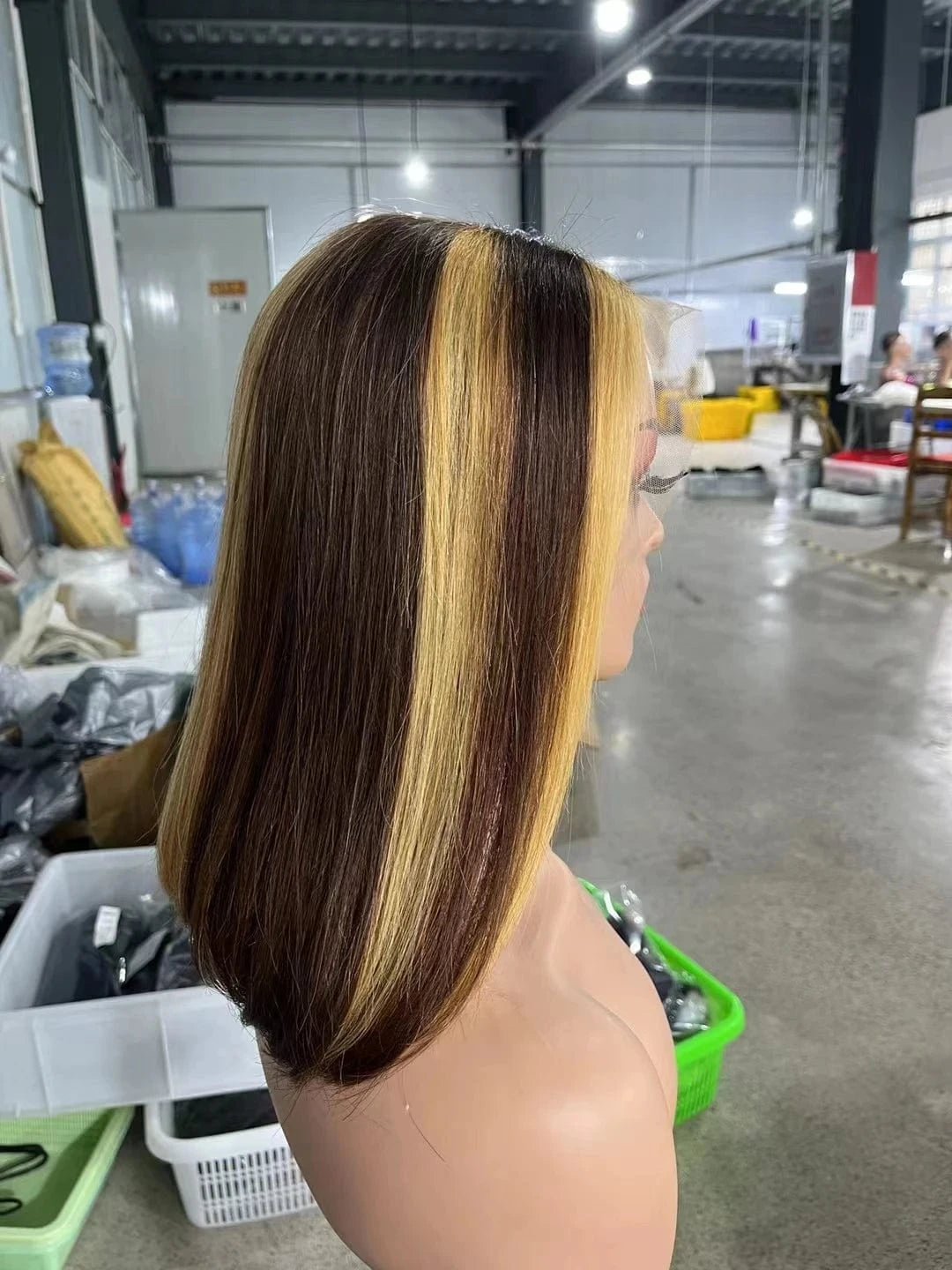 613 Blonde Straight Bob 13x4 Lace Front Human Hair Wig 180% Natural Human Hair Wig For Women Lace Closure Bob Wig
