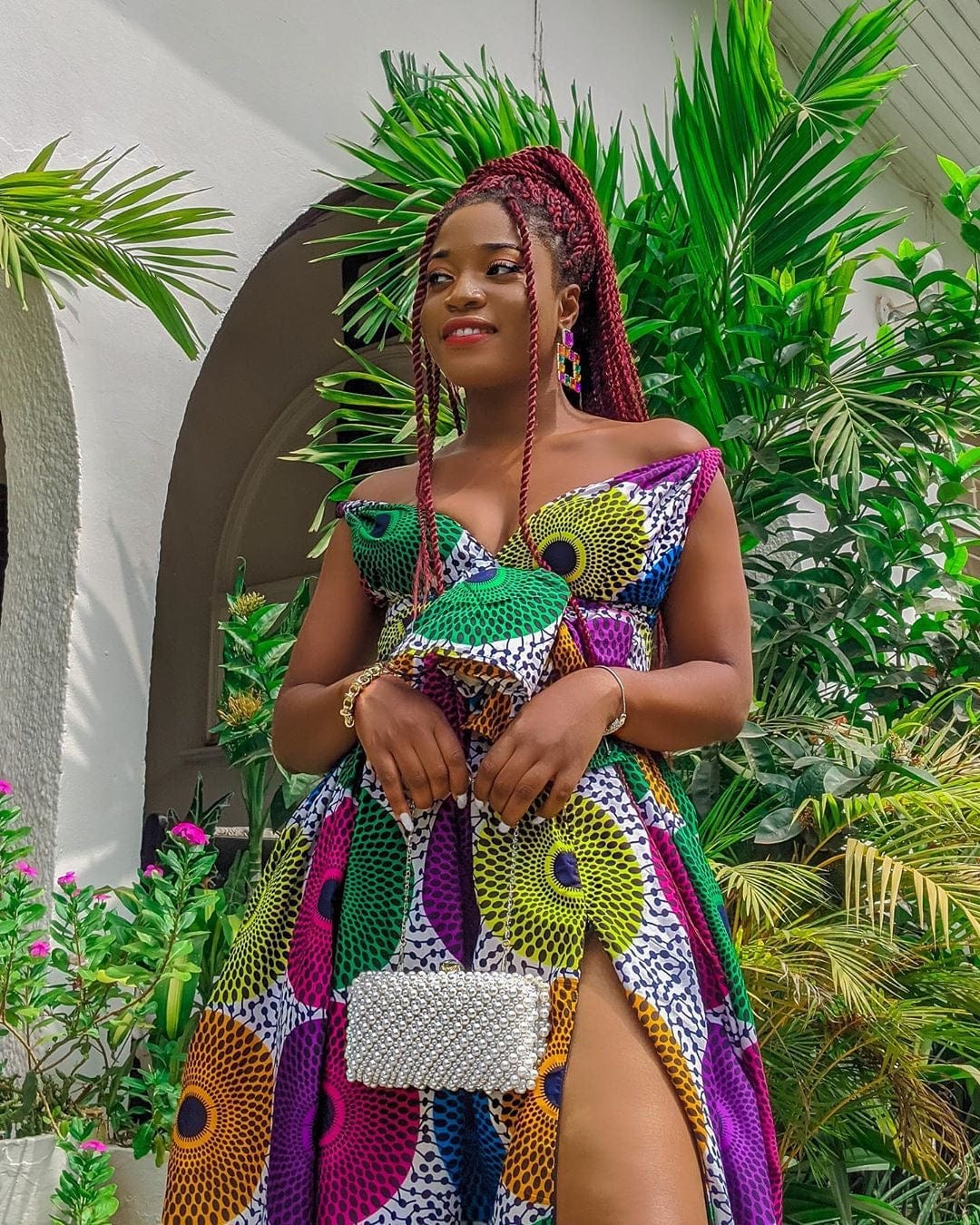 6XL / Color 2 African Kitenge Lady Casual Styles Dress Designs Plus Size Woman'S Dresses Clothing Plus Size A-Line Print Skirts And Dresses
