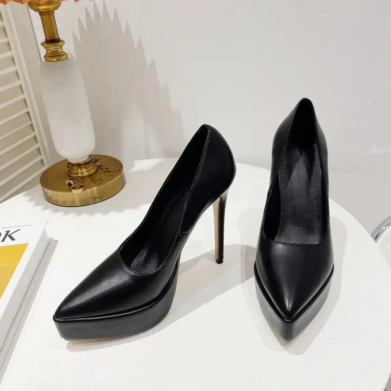 8 / black Pu BUSY GIRL XSD4425 Pumps Talons pour femmes pleaser shoes platform office dress shoes ladies high heels for women heeled sandals