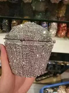 8 Drop Shipping bolsos mujer sacos Lady Luxury Bling Crystal Diamond Handbag Purse Ice Cream Evening Bag Women Rhinestone Clutch