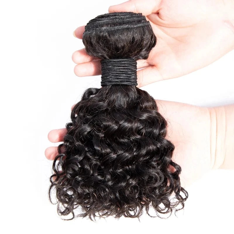 8 Inches / 1b 15A Brazilian Hair Weave Bundles , Virgin Remy Kinky Curly Grade Peruvian Raw Malaysian 3 Pieces 8A cheap brazilian hair bundles