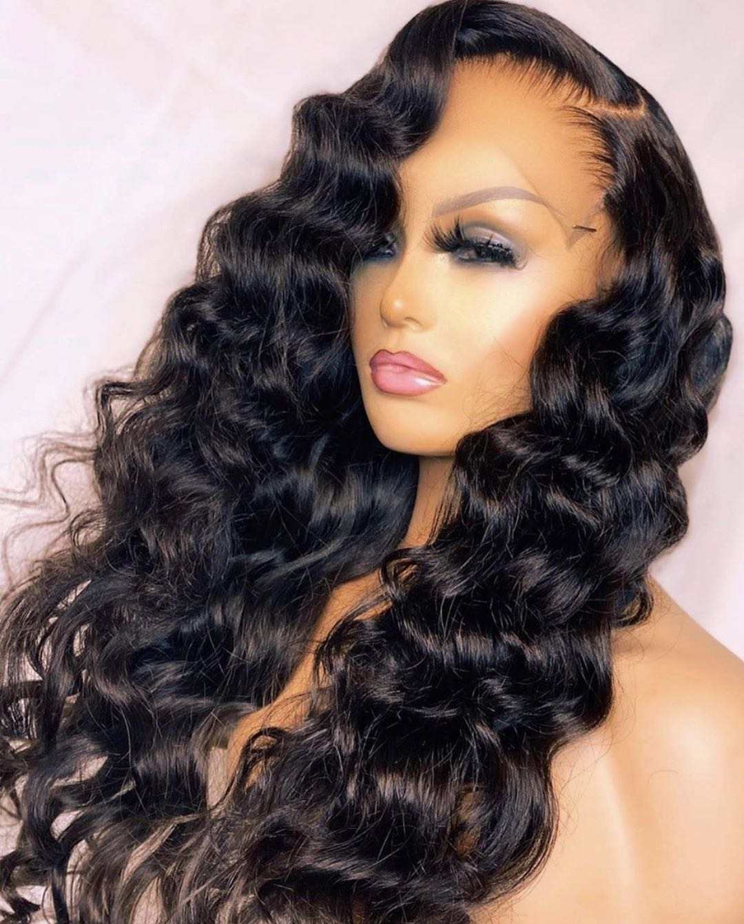 8 Inches / Color 5 400% High Density Burmese Curly Virgin Unprocessed Full Cuticle Aligned Human Hair HD Lace Frontal Closure Wigs