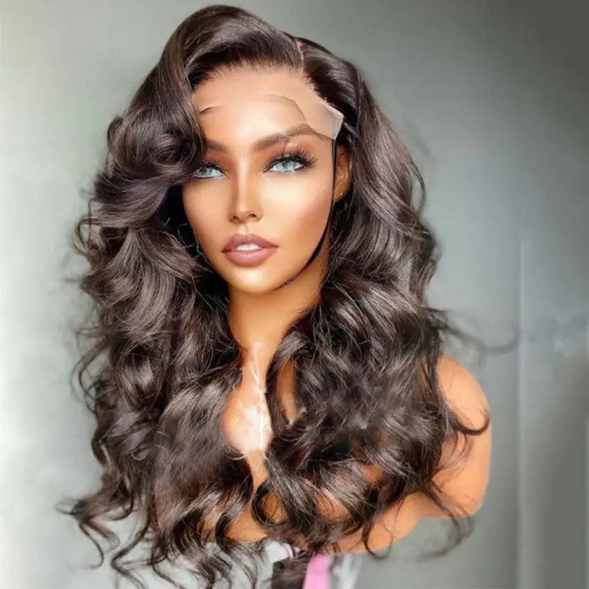 8 Inches / natural color Ombre Lace Front Human Hair Wig For Black Women Honey Blonde Brazilian Remy 13*4 Lace Front Wig Pre Plucked With Baby Hair