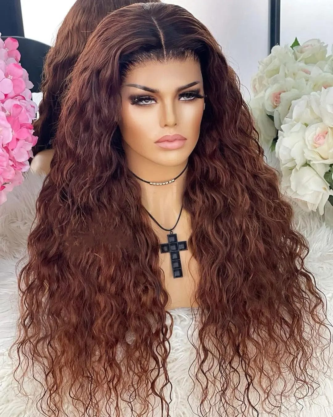 8 Inches / # Style 9 130%density Boom Afro Kinky Curly Full Human Hair 99J Color Wig