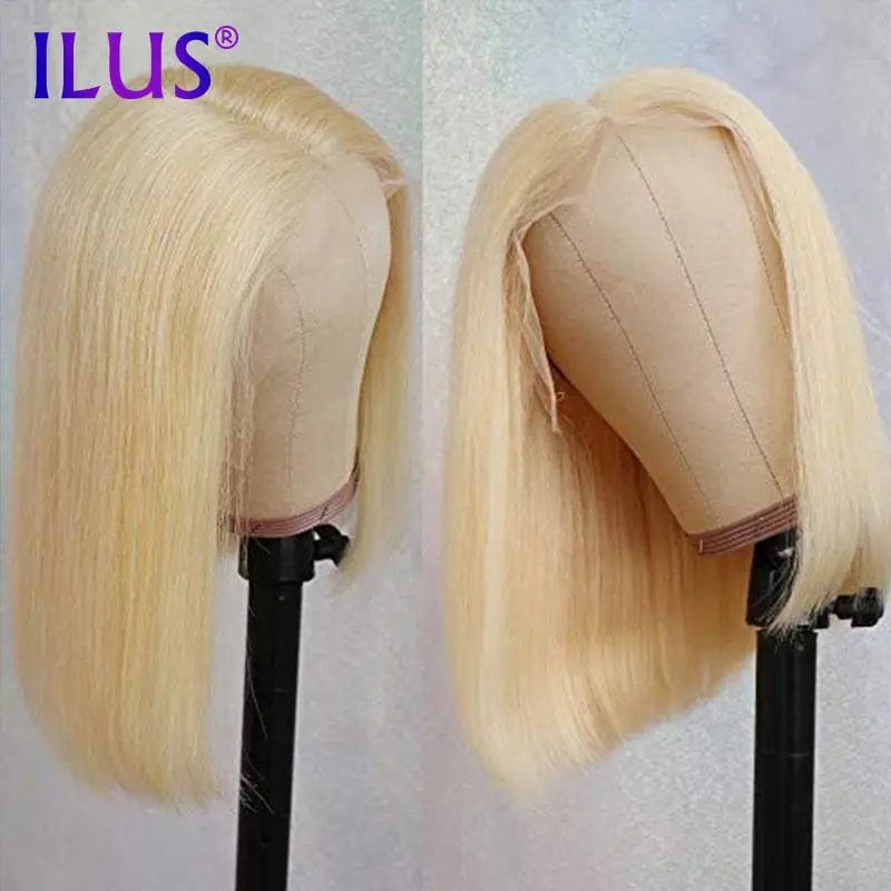 8 Inches / T4/613 Bob Wigs 613# Colored Straight HD Wigs