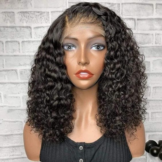 8 Inches / Water Wave 150% Density Transparent Bone Straight Bob Wig Cuticle Aligned Virgin Body Wave 4X4  Brazilian Human Hair Glueless Hd Lace Wig