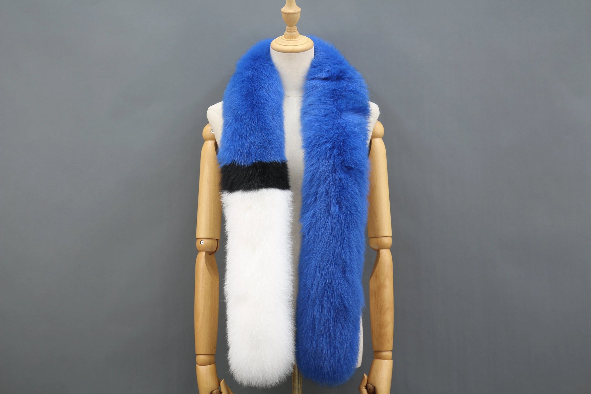 9 Modern Long Hair Genuine Fox Fur Accessory Lady Winter fox Fur Scarf