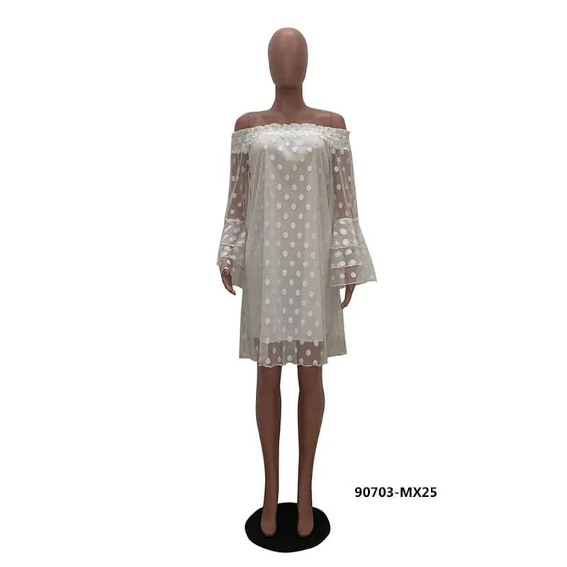 90703-MX25 off shoulder fit and flare plus size dress for girls