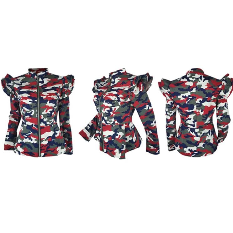 9S03592 best selling autumn multi color stand collar latest design 2019 women clothing coat