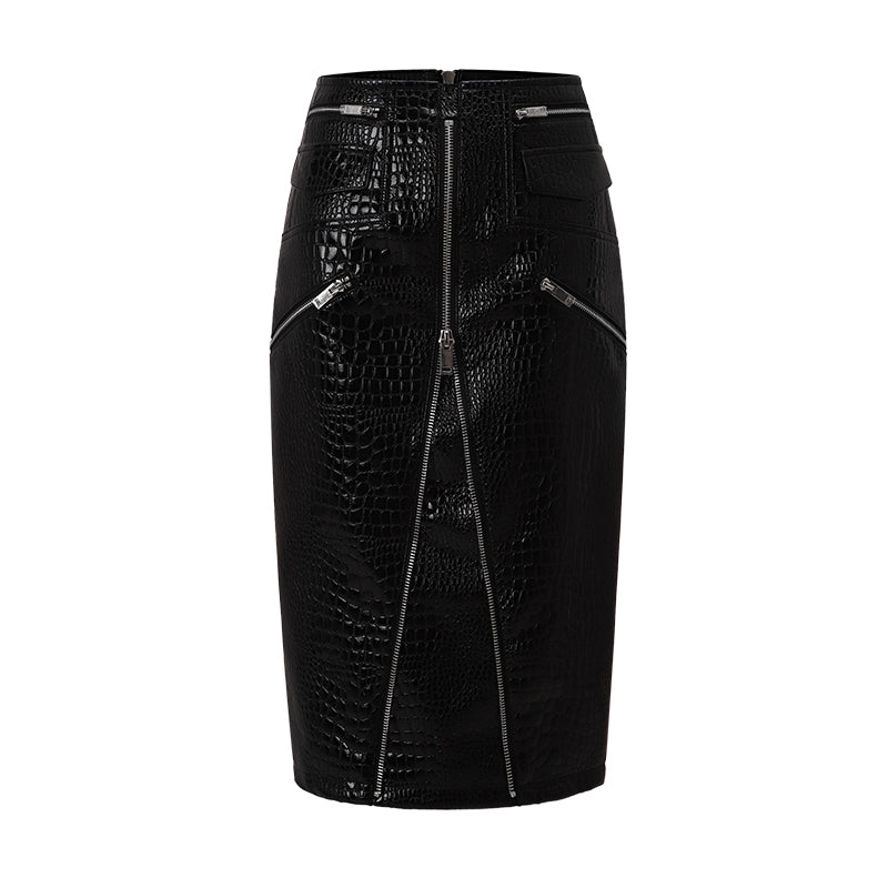 Women's Leopard Summer Print Slit Skirt main image 0