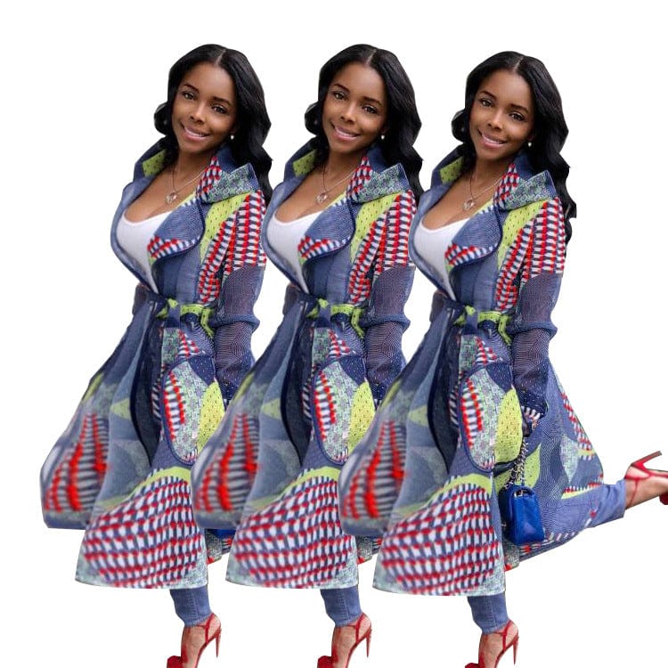 A91189 2019 wholesale long sleeve printing dress women casual ladies casual dresses hoodies coat dress for women clothing