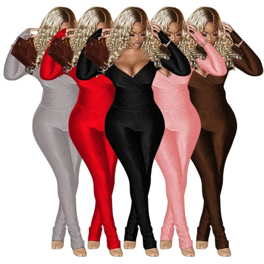 african casual outfit women v neck long sleeve shirt top and split pants two 2 piece track suit set women clothing for women