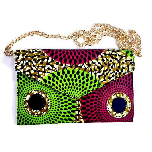 African print clutch bags Women wax fabric envelope bags fashion design for casual