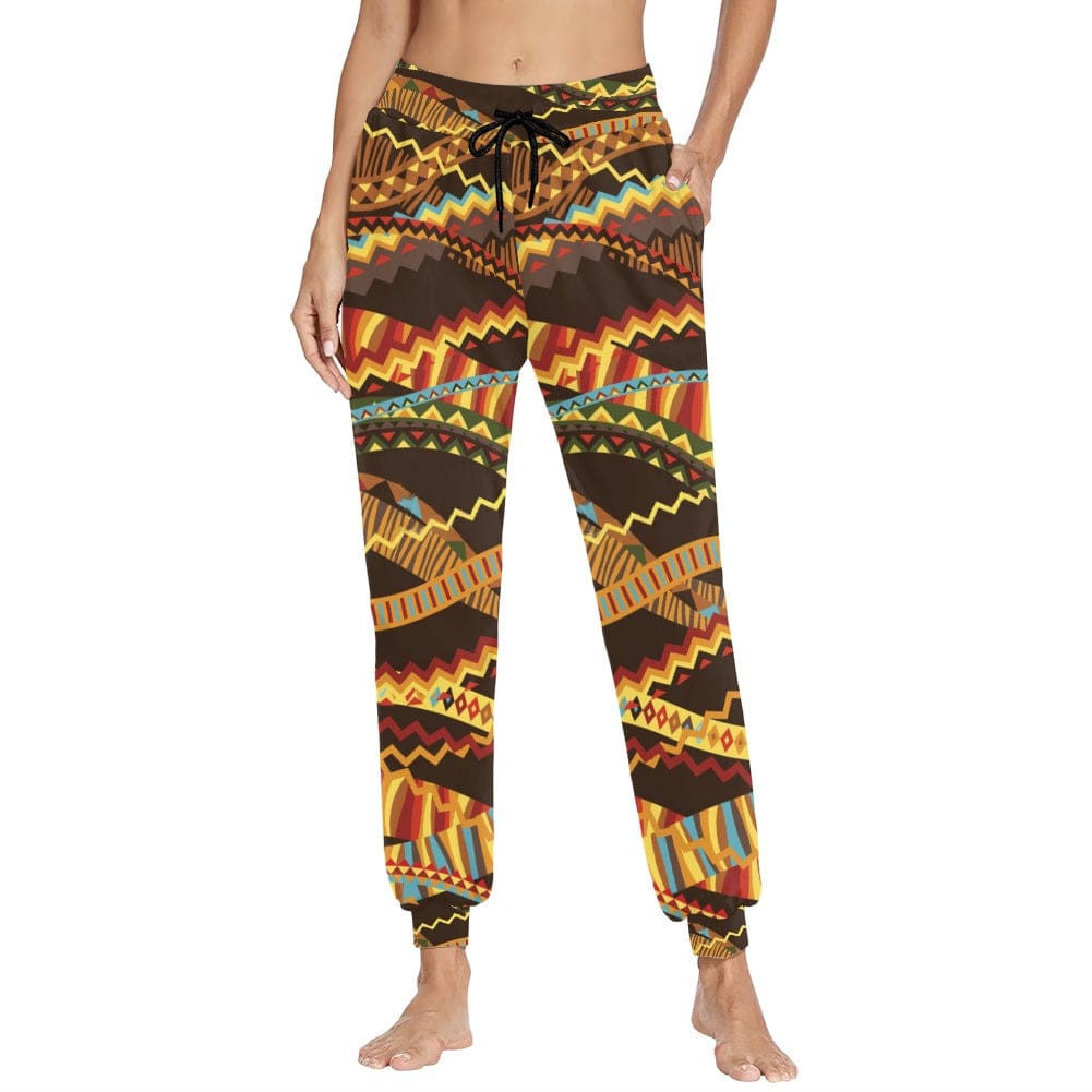 African Tribal Traditional Cultural Folk Long Pants 3D Print Sports Pants Men and Women Joggers Comfortable Sweatpants Trousers