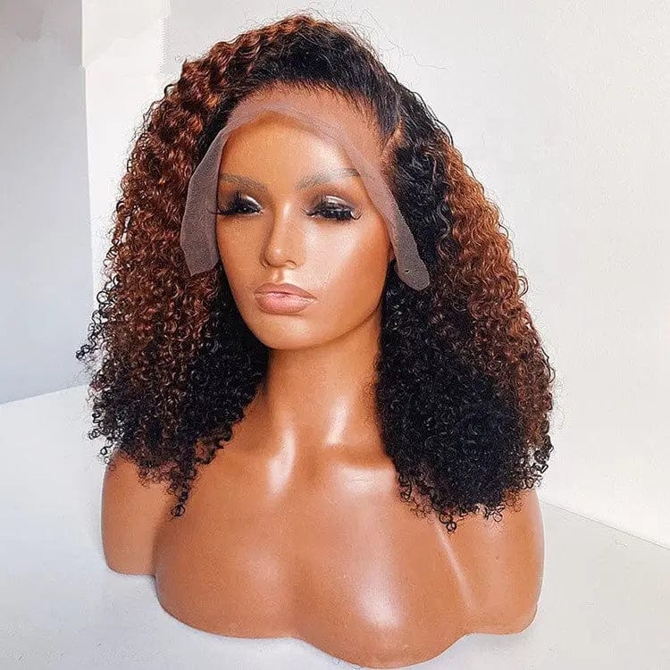 Afro Kinky Curly #30 Brown Color 250% Density Wigs