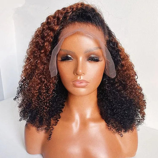 Afro Kinky Curly #30 Brown Color 250% Density Wigs