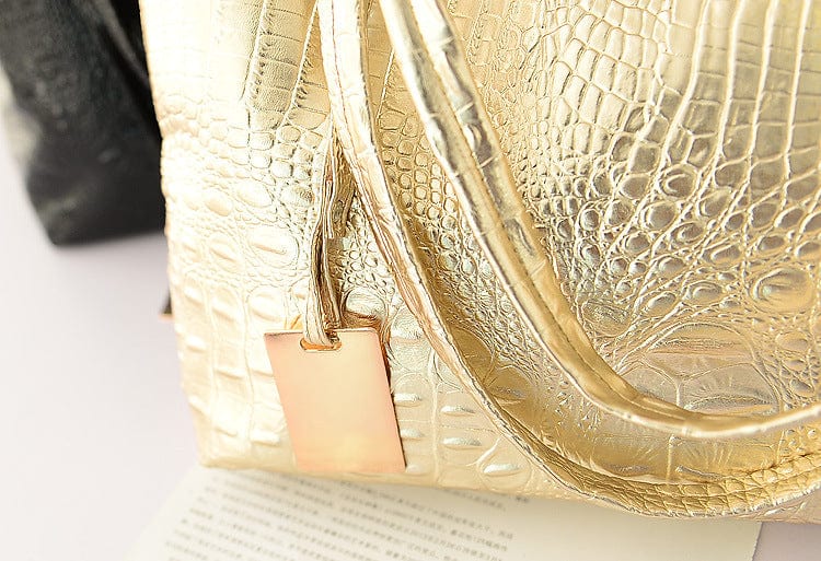 Alibaba Wholesale bolsos de mujer carteras Fashion Cheap large tote bag Golden Crocodile Ladies Purse Women Hand Bag