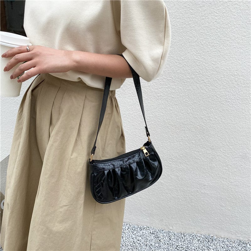 Alligator Pattern Handbag Totes Women Leather Female Underarm Shoulder Bag